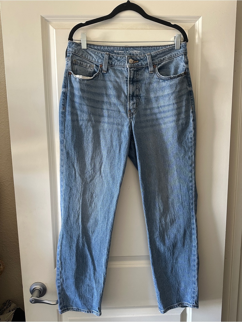 Old Navy Women's Light Wash OG Straight-Leg Jeans
